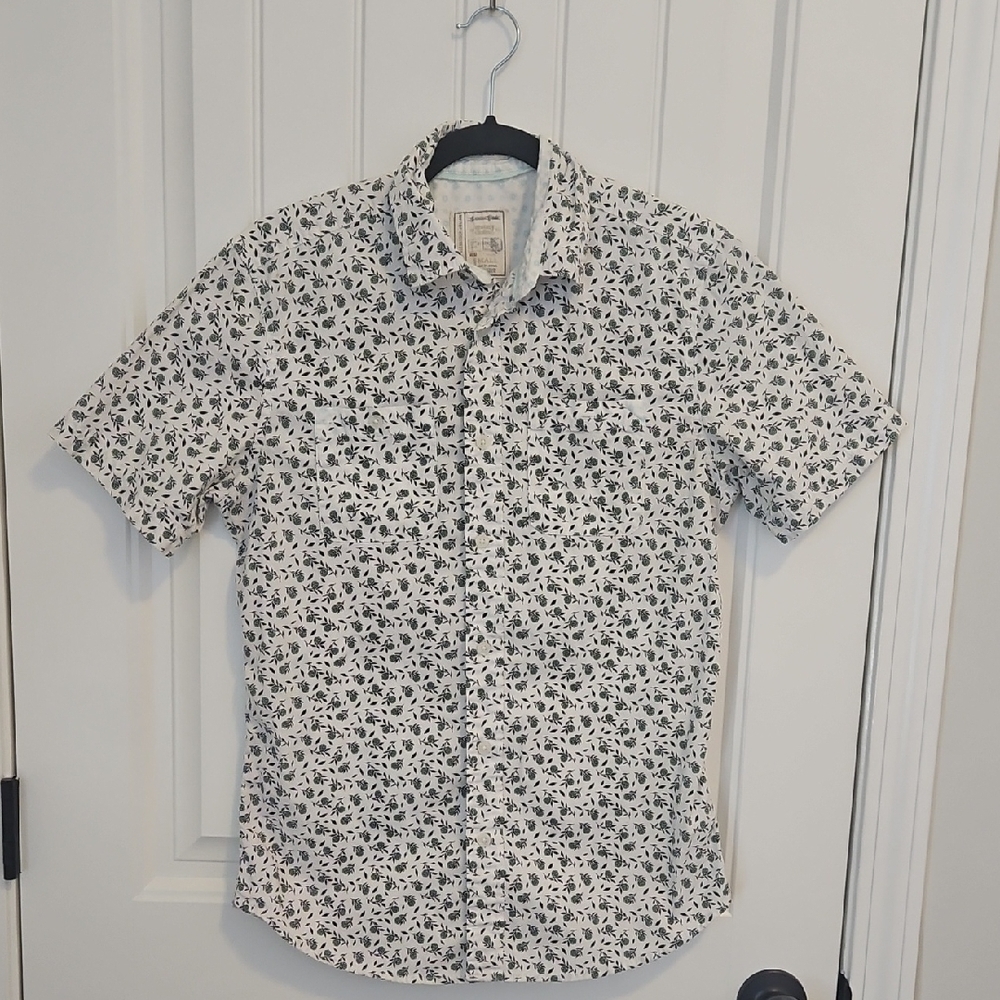Alexander Julian Blue and White Floral Men's Shirt